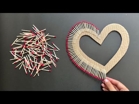 Beautiful wall hanging craft | wall hanging with out of waste matchsticks | DIY matchsticks crafts