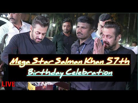 Mega Star Salman Khan Cut Cake with Media on his 57th Birthday arrive in Toyota Land Cruiser