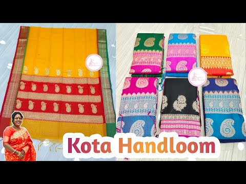 Kota Handloom Saree | Very Soft & Light Weight Saree | Alaknanda Saree || @sujatascollection4006