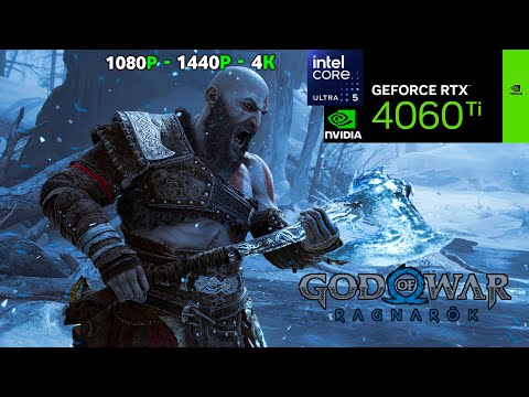 God of War Ragnarok - RTX 4060 Ti | Intel Core Ultra 5 245K | 1080p - 1440p - 4K | Ultra Settings