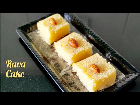 Eggless Rava Cake Recipe l Soft and Moist Semolina Cake Recipe l Sooji Cake