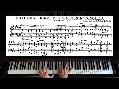 Beethoven - Piano Concerto No. 5 “Emperor” - Second Movement | arr. M. Moszkowski