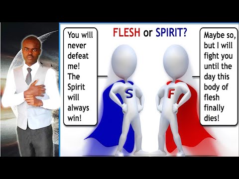 New Man VS Old Man, Spirit Vs Flesh, Inner Man Vs OuterMan. In a Christian Who should Rule Always.