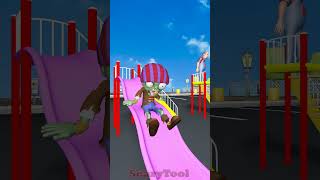 Fast Roller Coaster  in Scary Teacher 3D #shorts