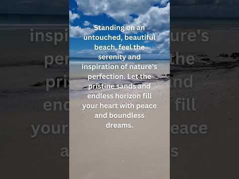 Standing On An #Untouched  Beach On #fraserisland #BoundlessDreams