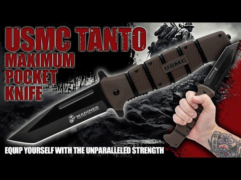 BUDK: The Unparalleled USMC Tanto Maximum Assist Opening Knife!