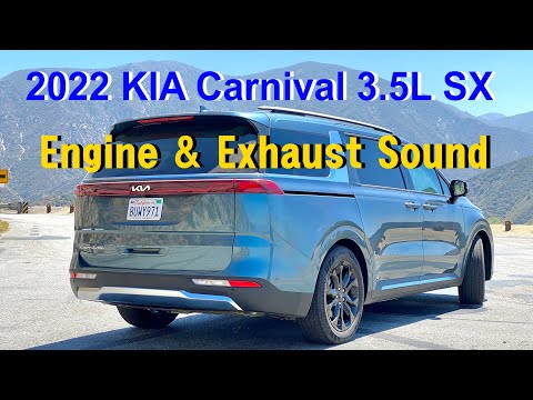 Kia Carnival 3.5L SX Prestige Engine & Exhaust Sound ASMR