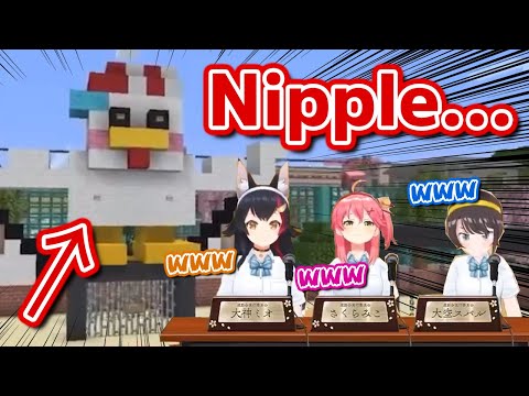 Miko can't do her commentary job because of Subaru's nipples【Hololive】