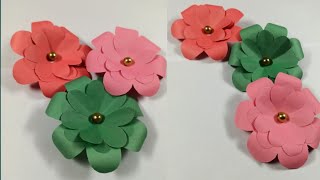 easy and beautiful paper flowers simple paper crafts for home decoration diy home paper crafts