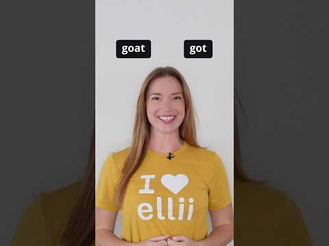 Am I saying GOAT or GOT? #shorts #pronunciation #english #learnenglish #listening