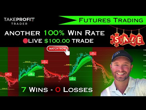 Another 100% Win Rate Trading NQ Futures [🔴LIVE $100 Trade ]