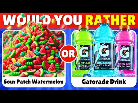 Would You Rather Sweets & Drink Edition 🍭🥤