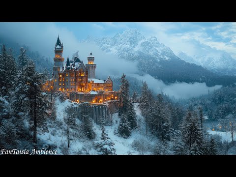 Celtic Fantasy Music - Castle of Winter, Snowy Village, Medieval Ambience, Magical, Relaxation