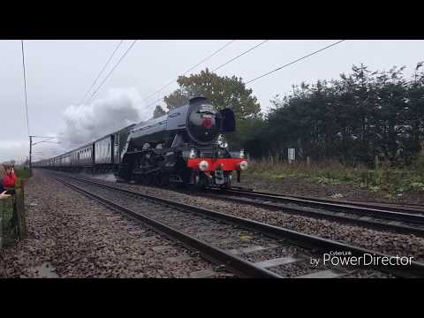 Flying Scotsman Cathedrals Express East Anglia 11/11/2017