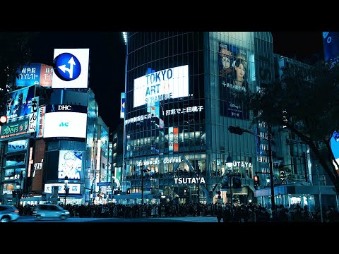 [ASMR] Soundscape of Shibuya Scramble Crossing, Tokyo, Japan | For Sleeping, Studying