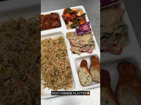 INDO CHINESE PLATTER😍 | Indian street food #shorts