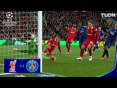 ¡NO QUIERE ENTRAR! Era el gol del Liverpool | Liverpool 0-1 PSG | UEFA Champions League 24/25 | TUDN