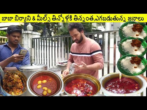 Cheapest Roadside Unlimited Meals | It's a Lunch Time in Hyderabad | Amazing Asian Street Meals