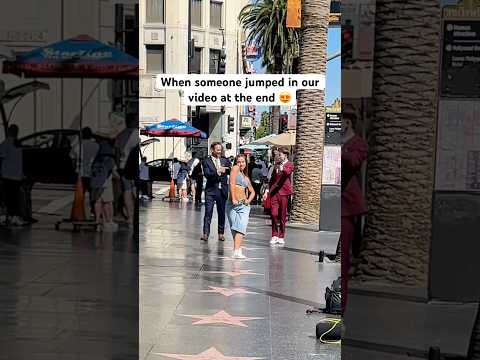 What it actually looks like dancing on Hollywood Blvd!! ​⁠@merrickhanna ​⁠@OfficialNickKosir