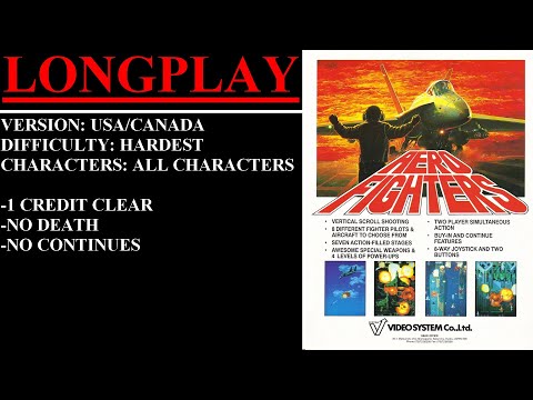 Aero Fighters [USA/Canada] (Arcade) - (Longplay - All Characters | Hardest Difficulty)