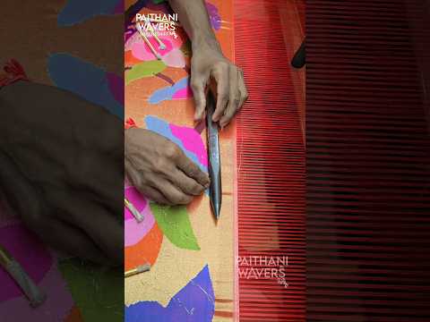 Yeola Paithani Making Silk Saree #paithani #handloom #traditional #art #manufacturing #making