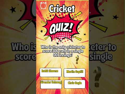 Ultimate Cricket Trivia Quiz