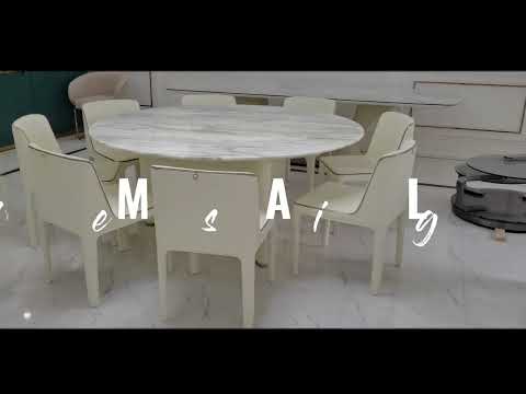 New design luxury marble dining table. #diningtableset #diningtable #diningchair #furniturefactory