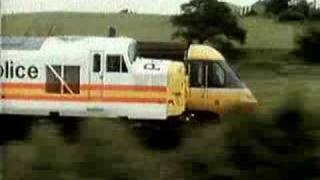 British Railways Advert - HST v Class 37 Police Car!!