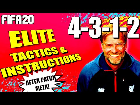 FIFA 20: 4-3-1-2 BEST CUSTOM TACTICS & INDIVIDUAL INSTRUCTIONS - META 4312 FUT FORMATION AFTER PATCH