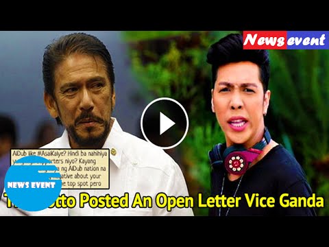 Tito Sotto Tweets An Open Letter For Vice Ganda! Must Read news event