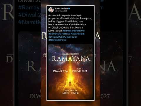 Ramayan P-1 & P-2 Release Date Confirmed!