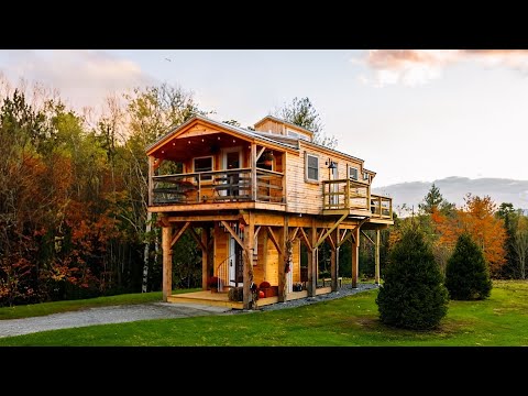 Inside This Tiny House w/ Whimsical Interior Design! Full Tour!