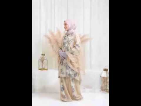 Mukenah 2in1 dengan model bunga yang super cantik dan elegan