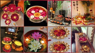 Diwali Urli Decoration Ideas/Diwali Water Rangoli Design