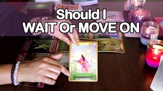 Should I WAIT Or MOVE ON? AND What's Preventing Him/Her From Coming Forward?|🔮Pick A Card🔮(Timeless)