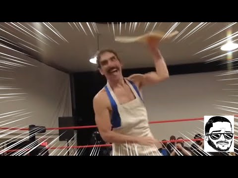 Pro Wrestler Fights Using Pizza Doe