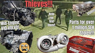 I Got ROBBED! They STOLE Expensive Parts from the Mid-Engine V10 Volvo..