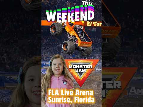 New video this weekend! #monsterjam #monstertruck #hotweels #trucks #event #sunriseentertainment