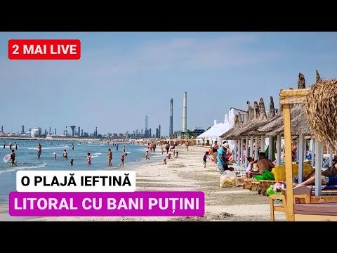 🔴 LITORAL cu BANI PUȚINI, există o PLAJĂ IEFTINĂ? Vezi cum arată satul turistic 2 MAI în 2024