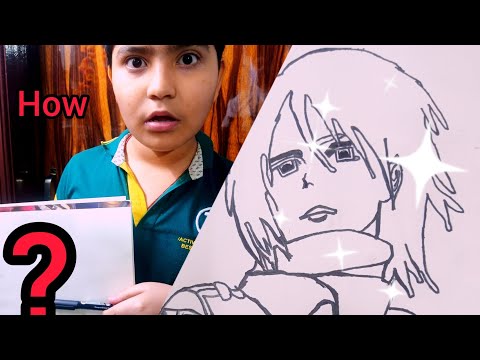 how to make anime character drawing 😁 best anime character drawing 😀.