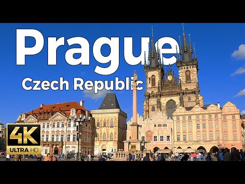 Prague 2023, Old Town, Czech Republic Walking Tour (4k Ultra HD 60 fps) - With Captions