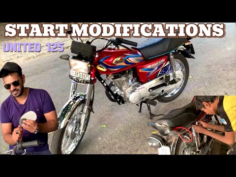 Start Modifications In United 125 | First Bike In Asia