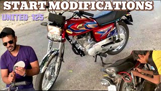 Start Modifications In United 125 | First Bike In Asia