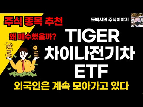 주식종목추천 TIGER차이나 전기차 ETF 외국인은 계속 모아가고 있다 왜 매수했을까