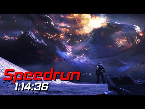 Halo Reach Legendary Speedrun in 1:14:36 | 2 Player COOP with Dyse