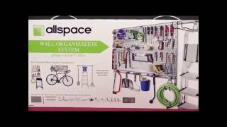 Installing the Allspace Wall Organization System