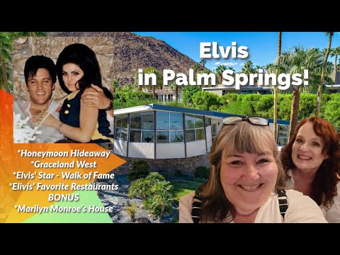 Elvis in Palm Springs! Graceland West | Honeymoon Hideaway | Eating Where Elvis Ate! #travel