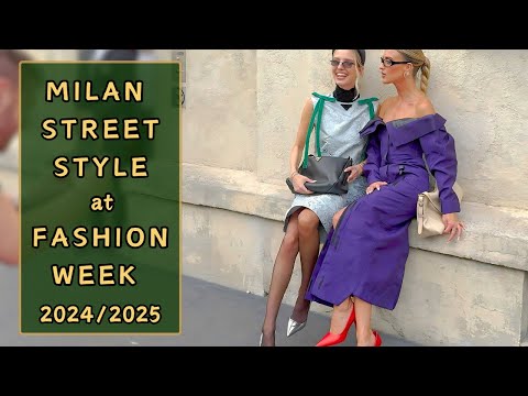 Milan Street Style & Haute Couture during Fashion Week 2024/2025: Italian Fashion Trends Highlights