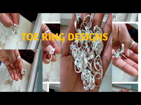 350 रू Silver Toe Ring Design With Price 2023 | Fancy Silver Toe Ring Collection | पाव की बिछिया