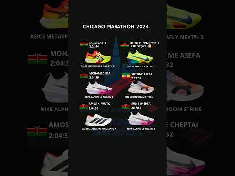 🇺🇸 Bank of America Chicago Marathon 2024 - Podio de Zapatillas 🥇🥈🥉